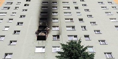 Pożar bloku: służby podsumowały akcję-26709