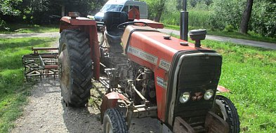 Pijany traktorzysta spowodował kolizję i odjechał z miejsca zdarzenia-27014