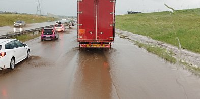 Podtopiona autostrada A4 Kraków – Rzeszów-27088