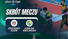 SKRÓT: ASSECO RESOVIA RZESZÓW - ALURON CMC WARTA