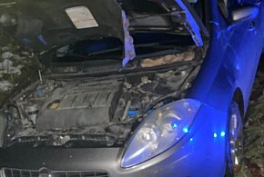 Z 3 promilami prowadziła samochód. Wjechała do rowu-30387