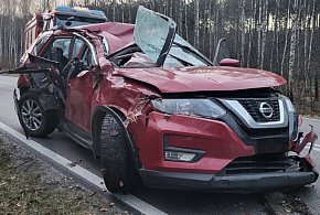 Nissan wypadł z drogi. Zginęła 36-latka-30825