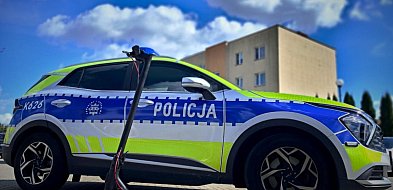 Kierowała hulajnogą mając 1,8 promila