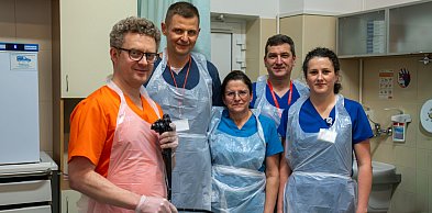 Hepatolog z Wielkiej Brytanii na szkoleniu w USK w Rzeszowie