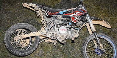 Przewrócił się na motocyklu. 17-latek był pijany!
