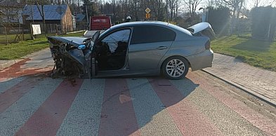 Driftowanie zakończył kolizją. 21-latek stracił prawo jazdy