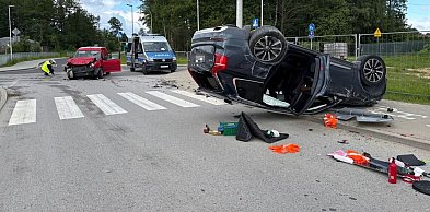 Poranny wypadek w Jasionce - jedna osoba trafiła do szpitala