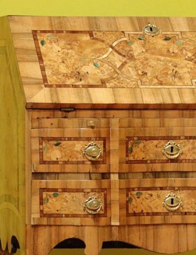 Meble kolbuszowskie na wystawie w Muzeum Zamkowym w Sandomierzu-29816