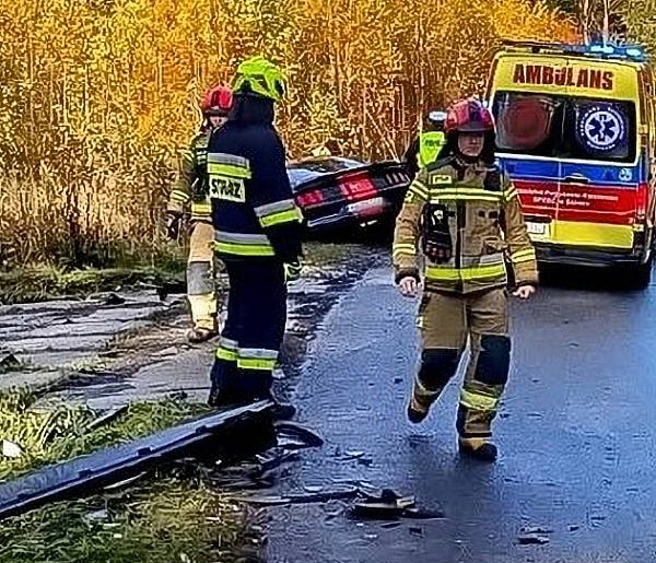 Zderzenie dwóch samochodów. Sześć osób rannych-29651