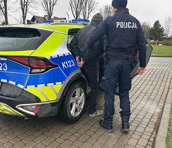 Policjanci zatrzymali wandala recydywistę