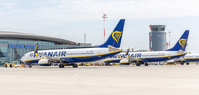 Ryanair z rekordowym rozkładem lotów z Rzeszowa