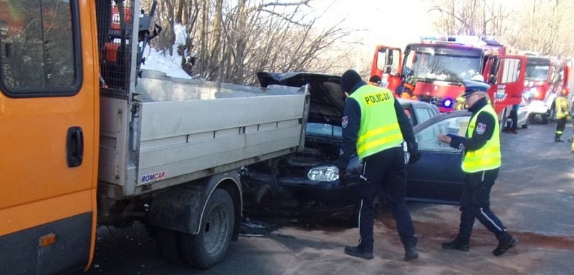 Groźny wypadek. Poważnie ranne dziecko!