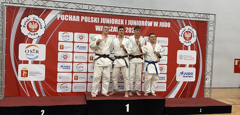 Akademia Judo Rzeszów z medalami Pucharu Polski U21 w Warszawie