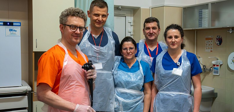 Hepatolog z Wielkiej Brytanii na szkoleniu w USK w Rzeszowie