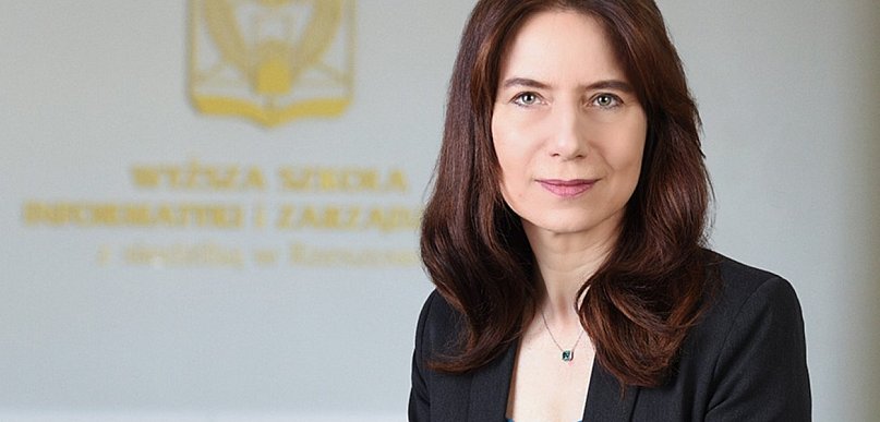 Małgorzata Gosek nowym rektorem Wyższej Szkoły Informatyki i Zarządzania