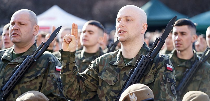93 ochotników złożyło przysięgę wojskową w Rzeszowie