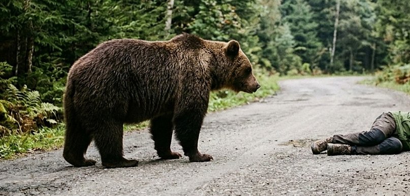 Niedźwiedź zaatakował mężczyznę w Bieszczadach!