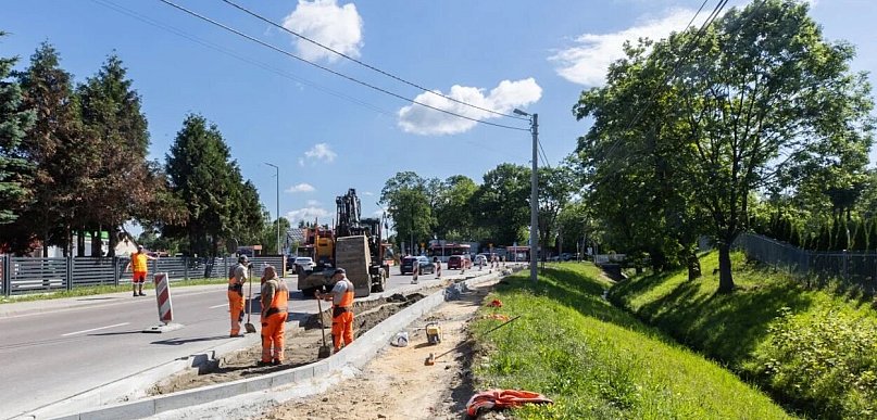 Trwa rozbudowa ul. Robotniczej w Rzeszowie