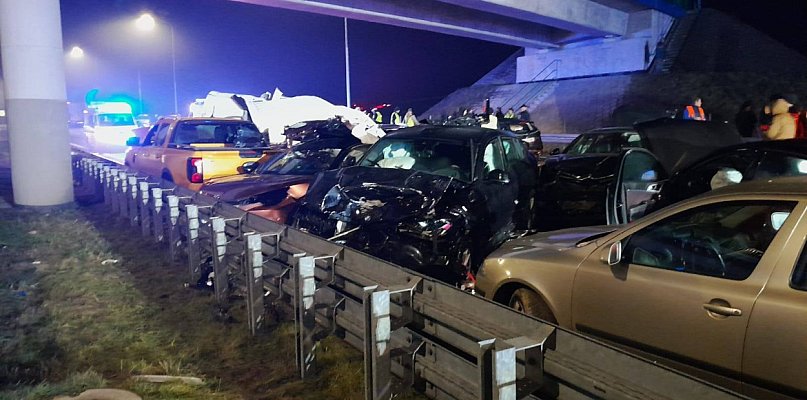 Potężny karambol na S19. Trasa do Rzeszowa zablokowana - 30876