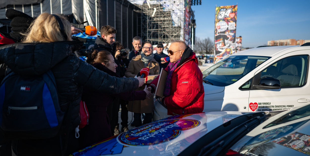 34. Finał WOŚP/ Jerzy Owsiak: Ludzie stoją za nami murem