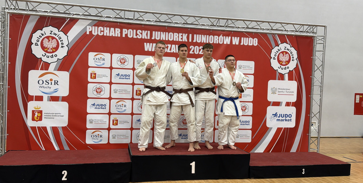 Akademia Judo Rzeszów z medalami Pucharu Polski U21 w Warszawie