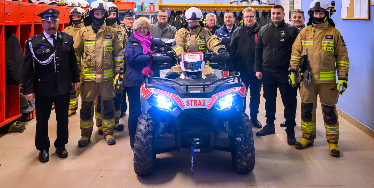 Nowy quad dla OSP Bajdy. Ponad 928 tys. zł na bezpieczeństwo w gminie Wojaszówka