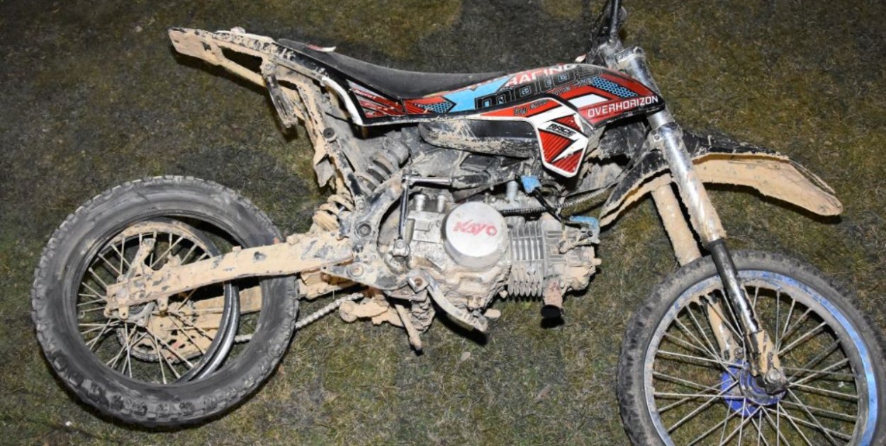 Przewrócił się na motocyklu. 17-latek był pijany!