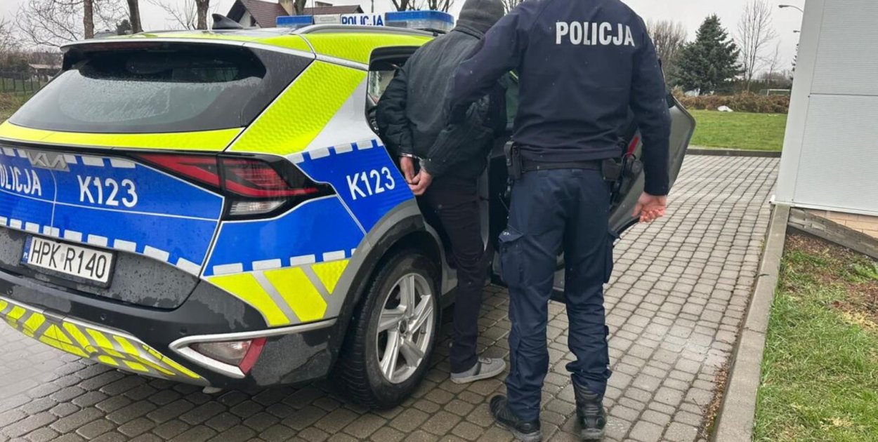 Policjanci zatrzymali wandala recydywistę